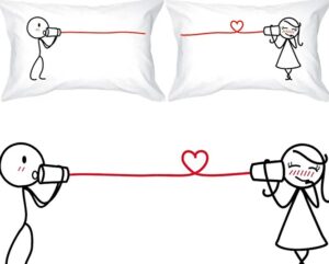 BoldLoft Say I Love You Couples Pillowcases