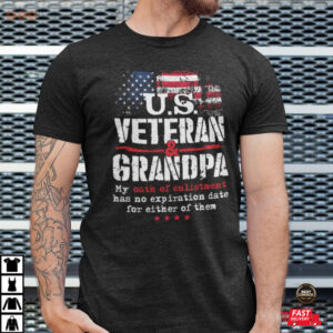 US Veteran Shirt Grandpa My Oath Enlistment