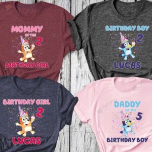 bluey sofia expecting mother birthday gift tshirt 3