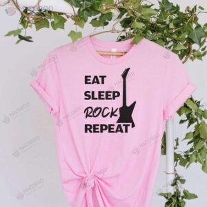 eat sleep rock repeat t shirt 2