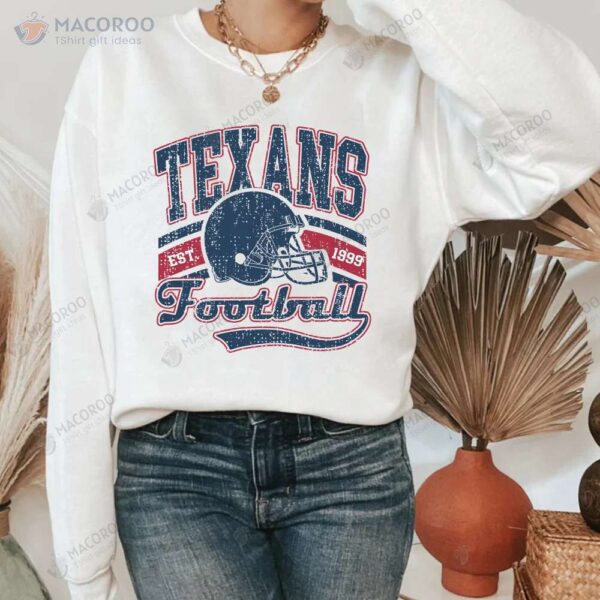 Vintage Style Texans Football Est 1999 T-Shirt