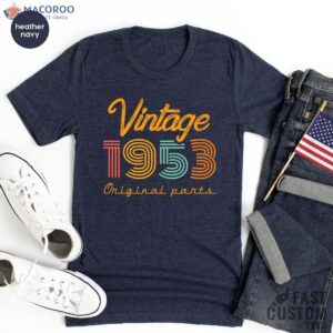 best 70th birthday gifts for mom vintage 1953 shirt 2