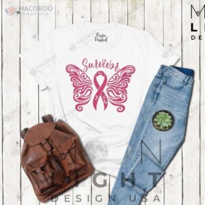 Cancer Butterfly T-Shirt, Unique Birthday Gift For Daughter