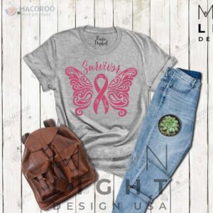 cancer butterfly t shirt unique birthday gift for daughter 2