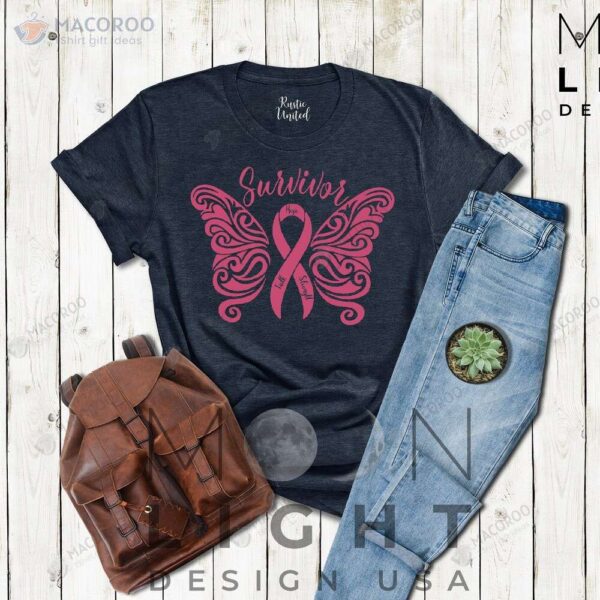 Cancer Butterfly T-Shirt, Unique Birthday Gift For Daughter