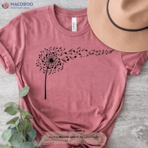 Dandelion Music Notes T-Shirt