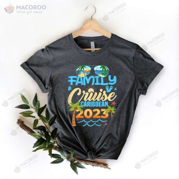 Family Cruise Carıbbean 2023 T-Shirt, Family Tree Gifts For Mom