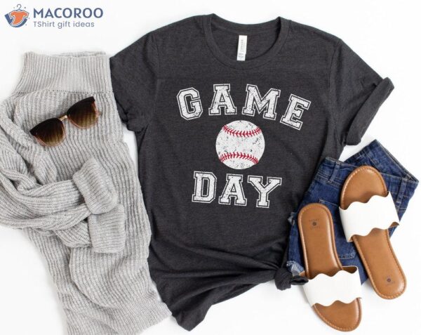 Game Baseball Day T-Shirt, New Step Mom Gifts