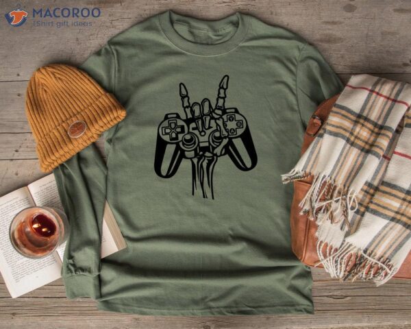 Gamer Skeleton T-Shirt, Birthday Gifts For Your Dad