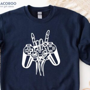 Gamer Skeleton T-Shirt, Birthday Gifts For Your Dad