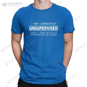 i m currently unsupervised possibilities are endless funny slogan t shirt 2