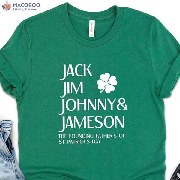 Jack Jim Johnny Jameson T-Shirt, Presents For St Patrick’s Day