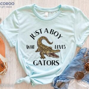 just a boy who loves gators t shirt first fathersday gift ideas 2