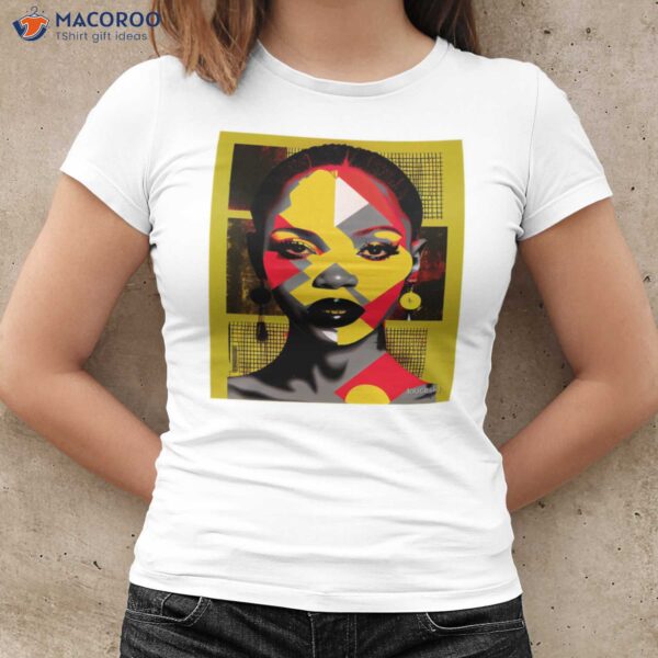 Modern Pop Art Style Woman Portrait T-Shirt