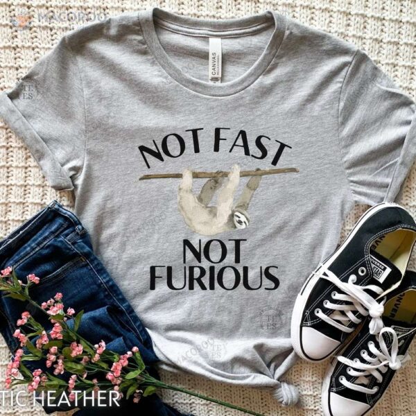 Not Fast Not Furious T-Shirt, Gift From Wife To New Dad