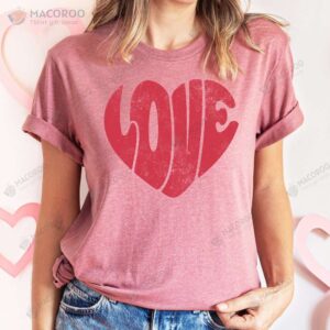 Retro Love Heart Valentine Day Gift For Wife Shirt