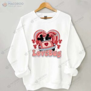 retro mickey minnie love bug sweatshirt trendy new mom gifts 2