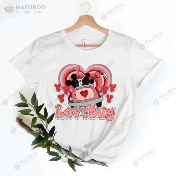 Retro Mickey Minnie Love Bug Sweatshirt, Trendy New Mom Gifts