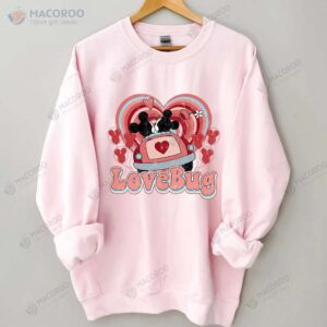 retro mickey minnie love bug sweatshirt trendy new mom gifts