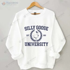 silly goose university crewneck sweatshirt