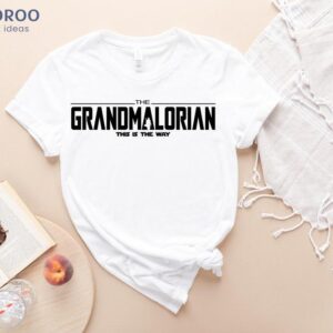 the grandmalorian t shirt grand father birthday gift 2