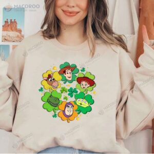 Toy Story Characters St Paddy’s Day Gifts For Him T-Shirt