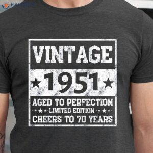 vintage 1951 aged to perfection 75th birthday ideas for dad