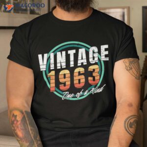 Vintage 1963 60th Birthday Presents For Dad T-Shirt