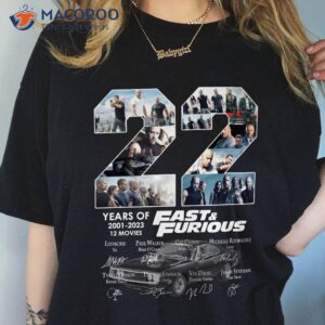 22 Year Fast And Furious Anniversary T-Shirt