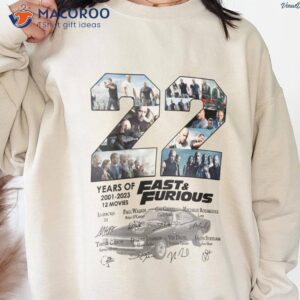 22 Year Fast And Furious Anniversary T-Shirt