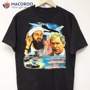 9/11 Vintage Rap Tee Osama Bin Laden George W Bush Usa T-Shirt