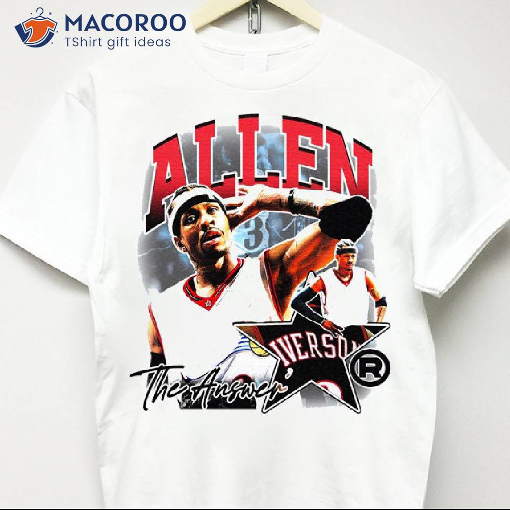 Allen Iverson Vintage Rap Tee Travis Scott Tour Merch Jersey T-Shirt