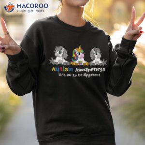 autism awareness it s ok to be different shirt sweatshirt 2