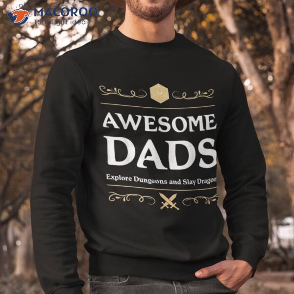 Awesome Dads Explore Dungeons Shirt, Gifts For My Dad