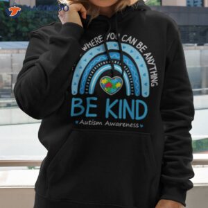 be kind autism awareness leopard rainbow choose kindness shirt hoodie