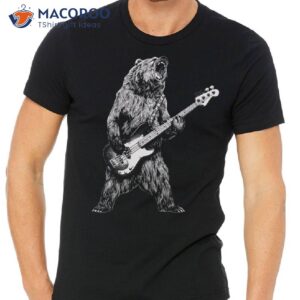 Bear Playing Bass Guitar T-Shirt