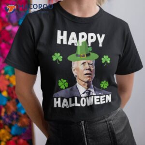 Biden St Patricks Day Happy Halloween T-Shirt, Funny St Patrick’s Day Gifts