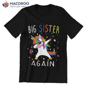 big sister again t shirt unique birthday gift for daughter t shirt
