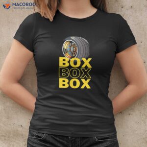 box box box formula racing t shirt unique gift ideas for dad women cool