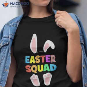 Bunny Easter Squad Funny Boy Girl Shirt
