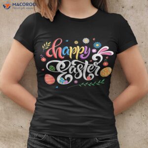 bunny pastel spring hunt eggs rabbit happy easter day outfit t shirt women cool