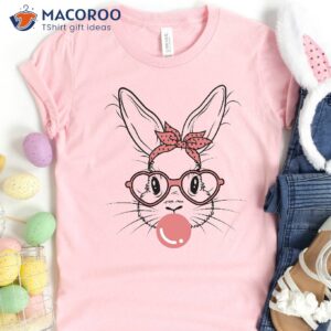 Bunny with Leopard Glasses T-Shirt, Easter 2023 Date