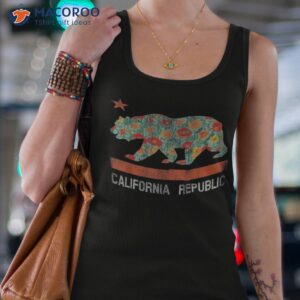 california republic state bear star poppy flower la cali tank top tank top 4