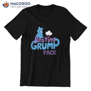 care grumpy bear shirt resting grump face t shirt