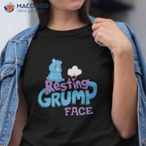 care grumpy bear shirt resting grump face women 02