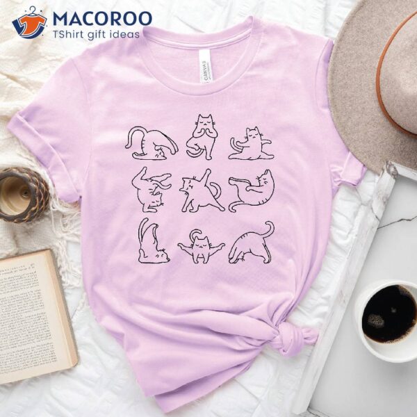 Cat Funny Yoga Shirts
