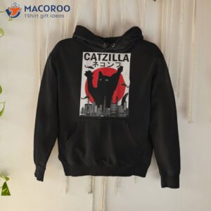 Catzilla Japanese Sunset Style Cat Shirt