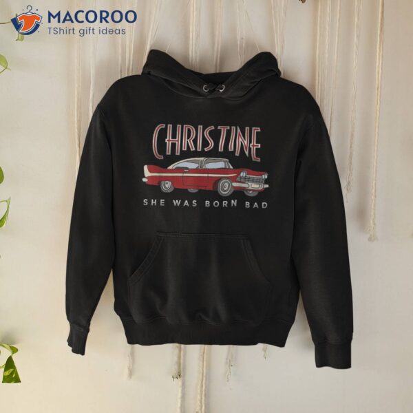 Christine Classic Car She Was Born Dad Shirt, Unique Gifts For Dad