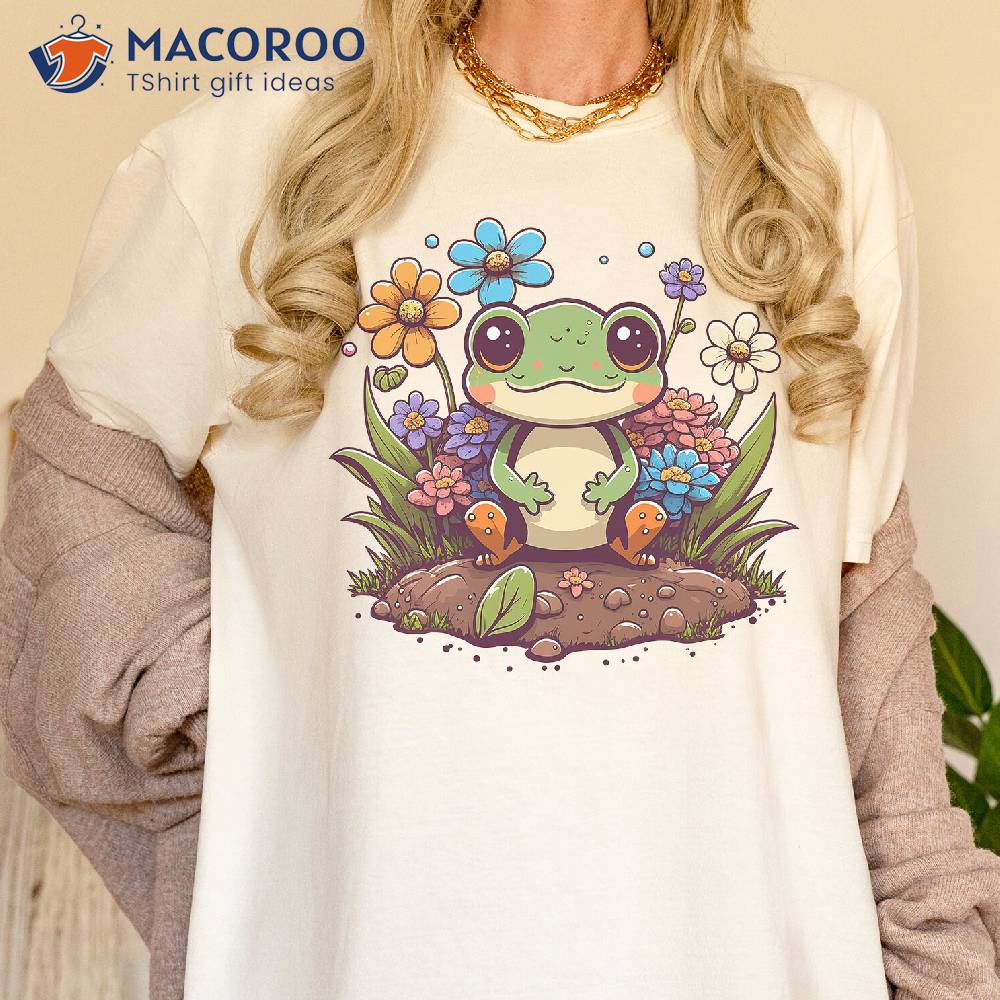 Cottagecore Flower Cottagecore Aesthetic Frog T-Shirt Cottagecore Flower Cottagecore Aesthetic Frog T-Shirt