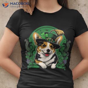 Cute St Patricks Day Gifts Corgi Dog T-Shirt